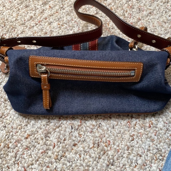 Coach Bags Coach Leather And Denim Handbag Poshmark